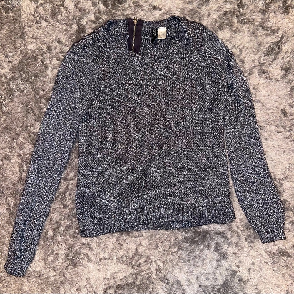 Silver Glitter Sweater